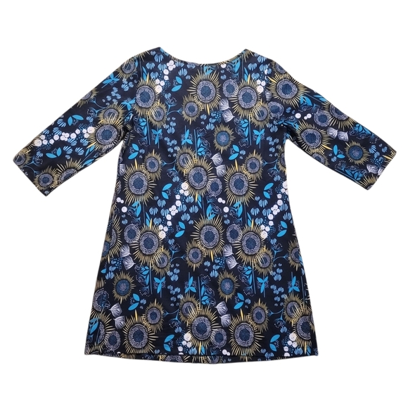 Amazon Women's Abstract Sunflower Floral Midi Dress - Picture 2 of 5